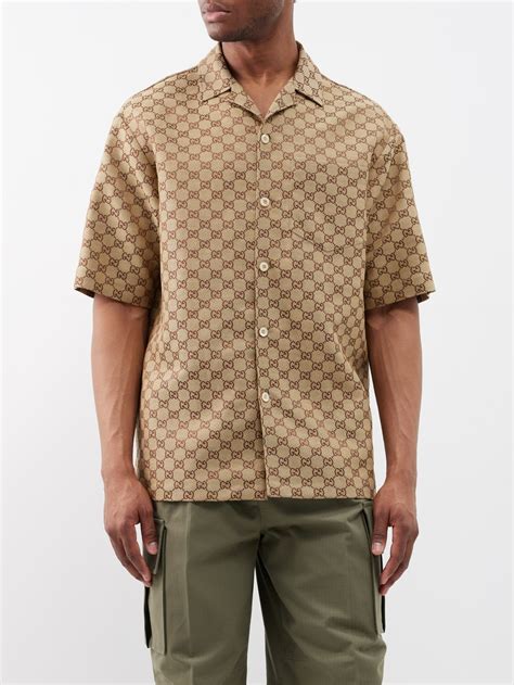 chemise gucci manche courte|Chemises Homme .